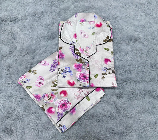 2-Piece Linen Night Suit