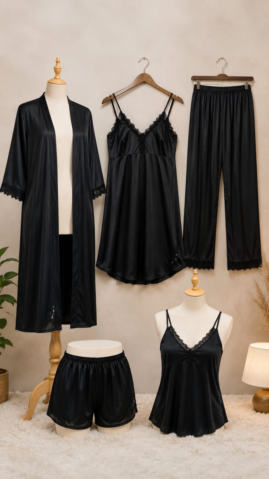 5 Piece Bridal Nighty Set – Art No. 02