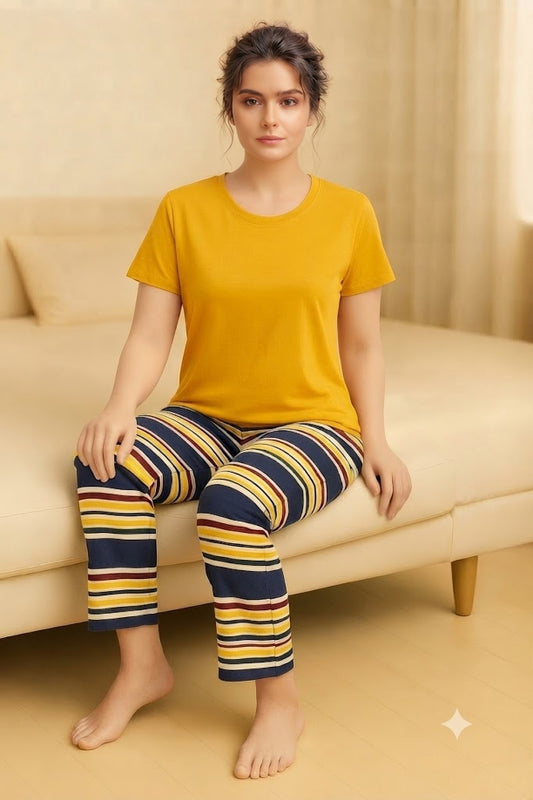 Printed 2 Piece Night Suit