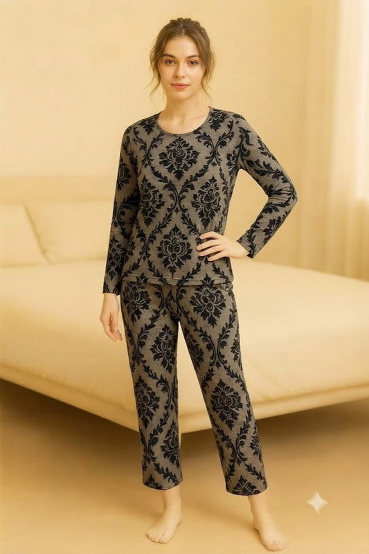 Printed 2 Piece Night Suit