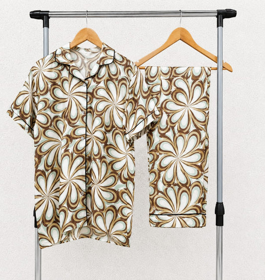 2-Piece Linen Night Suit