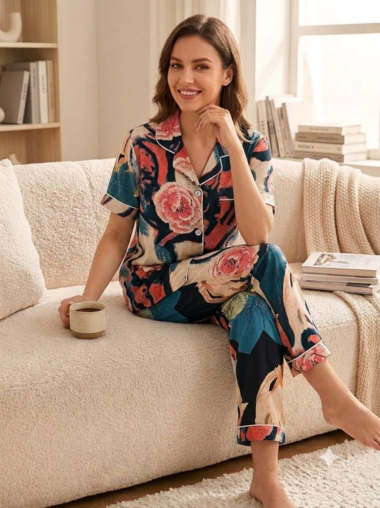 2-Piece Linen Night Suit