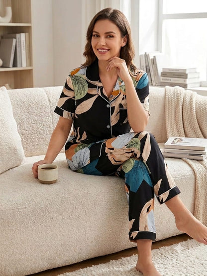 2-Piece Linen Night Suit