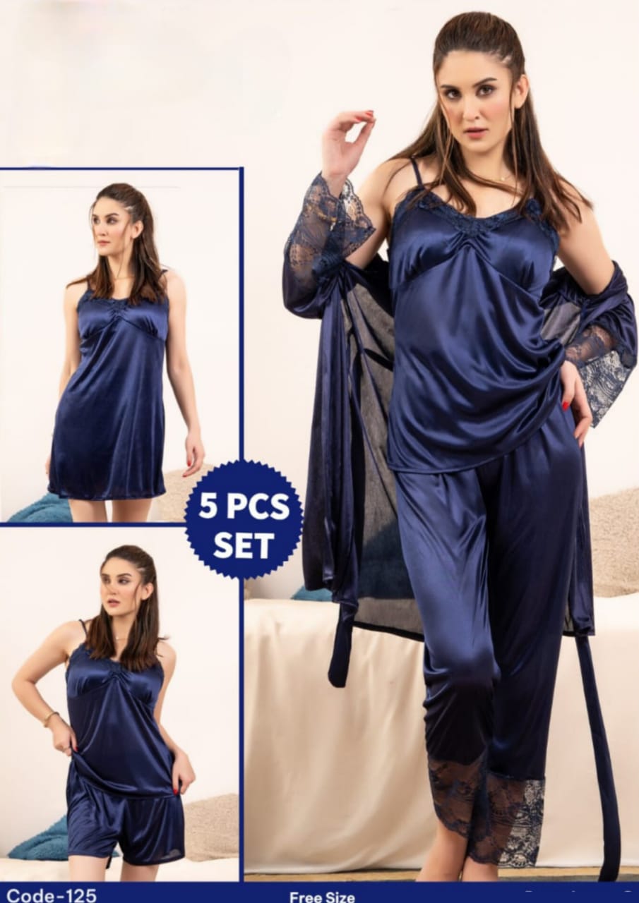5-Piece Bridal Nighty Set