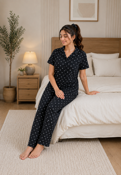 2-Piece Linen Night Suit