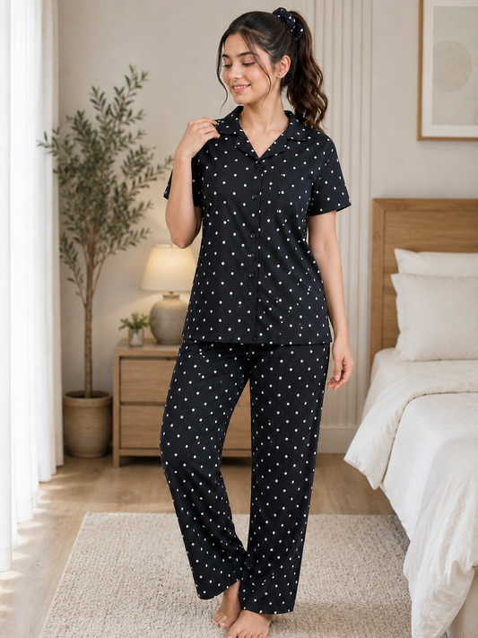 2-Piece Linen Night Suit